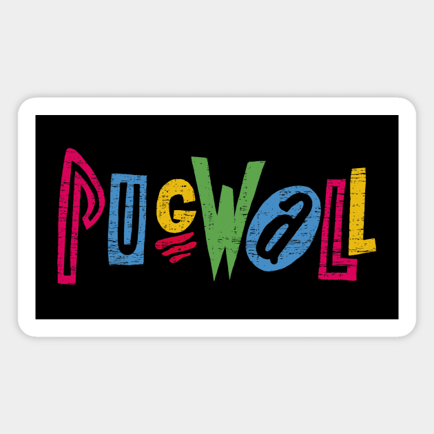 Pugwall Magnet by Clobberbox